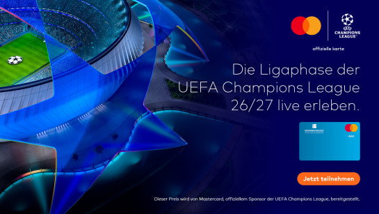 Ihre Chance auf ein unvergessliches UEFA Champions League Erlebnis